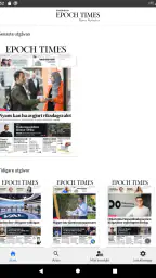 Svenska Epoch Times e-tidning screenshot