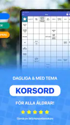 Svenska korsord från Kryss.se screenshot