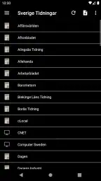 Sverige Tidningar screenshot
