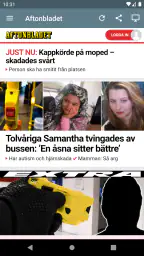 Sverige Tidningar screenshot