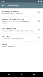 Sverige Tidningar screenshot