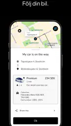 Sverigetaxi screenshot