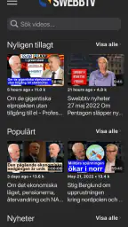 Swebbtv screenshot