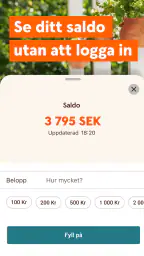 Swedbank privat screenshot