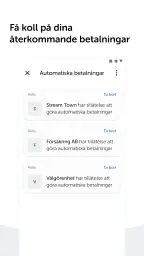 Swish betalningar screenshot