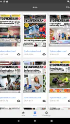 Sydsvenskan E-tidning screenshot