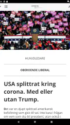 Sydsvenskan E-tidning screenshot