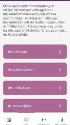 Tät Bäckenbottenträning screenshot