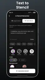 Tattoo stencil maker screenshot