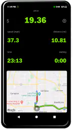 Taximeter screenshot
