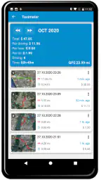Taximeter screenshot