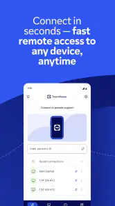 TeamViewer för fjärrstyrning screenshot