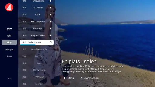 Telenor Stream screenshot