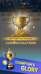 Tennis rising star screenshot