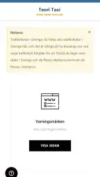 Teori Taxi Frågor screenshot