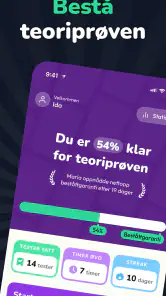 Testen.no: Øv til teoriprøven screenshot