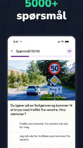Testen.no: Øv til teoriprøven screenshot