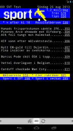TextTV screenshot