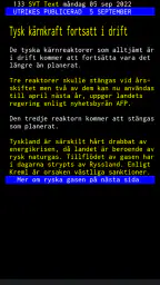 TextTV - Svensk text-tv, SVT screenshot
