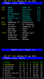TextTV - Svensk text-tv, SVT screenshot