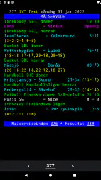 TextTV - Svensk text-tv, SVT screenshot