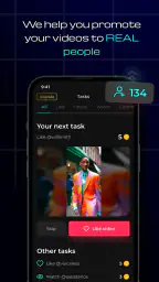TickViral Gain Likes Followers screenshot