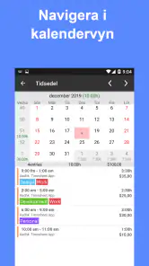 Tidrapport: Arbetstid Spårning screenshot