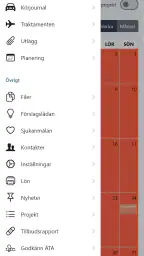Tidrapport.nu screenshot