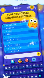 Topp 10 Trivia Quiz Frågor screenshot