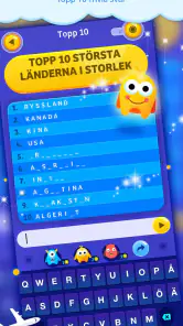 Topp 10 Trivia Quiz Frågor screenshot