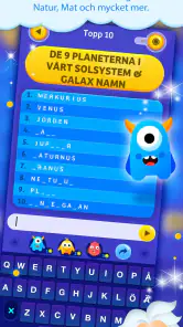 Topp 10 Trivia Quiz Frågor screenshot