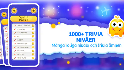 Topp 10 Trivia Quiz Frågor screenshot