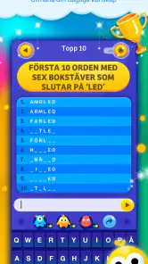 Topp 10 Trivia Quiz Frågor screenshot