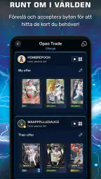 Topps® BUNT® MLB-korthandlare screenshot