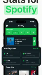 Trackify for Spotify Stats screenshot