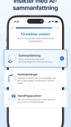 Transkriptor - Tal till Text screenshot