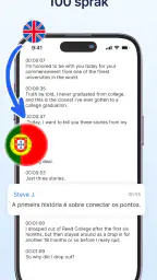 Transkriptor - Tal till Text screenshot