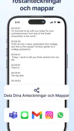 Transkriptor - Tal till Text screenshot