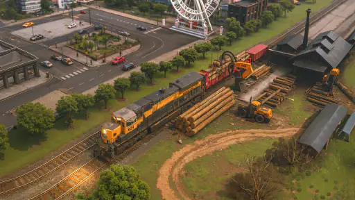 Transport Tycoon Empire: Stad screenshot