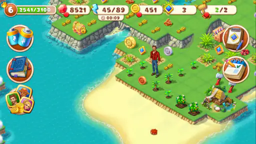Tropical Merge: Merge game screenshot
