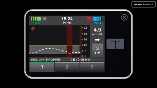 t:simulator™ App screenshot