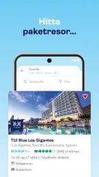 TUI Sverige boka flyg & hotell screenshot
