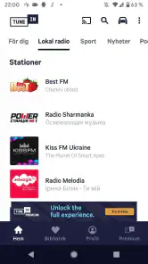 TuneIn Radio: Nyheter & musik screenshot