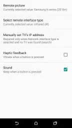 TV (Samsung) Remote Control screenshot