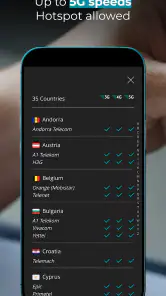 Ubigi: Travel esim mobile data screenshot