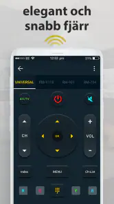 Universal Fjärrkontroll Tv screenshot