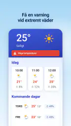 Väder & Radar med Regnradar screenshot