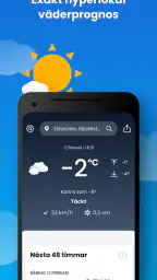 Väder, regnradar och kartor screenshot