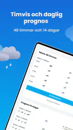 Väder, regnradar och kartor screenshot