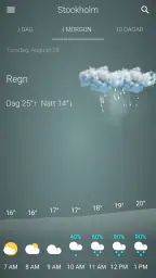 Väder Sverige screenshot